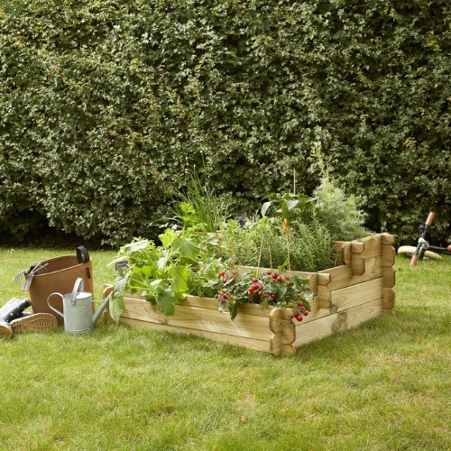 ANGELIC - 3 Tiered Raised Bed with Lining