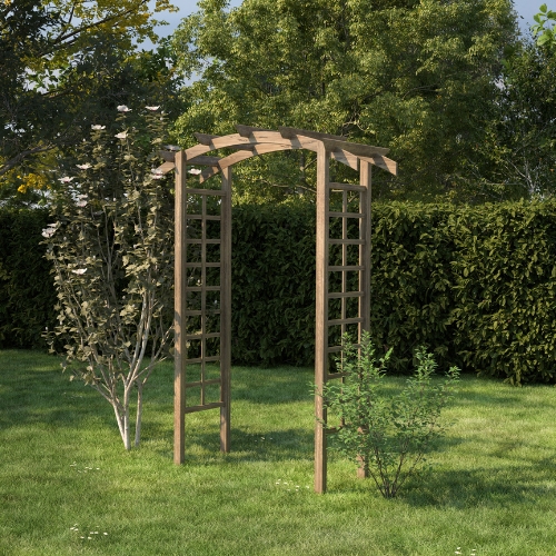 CELESTE - Curved Wooden Garden Arch