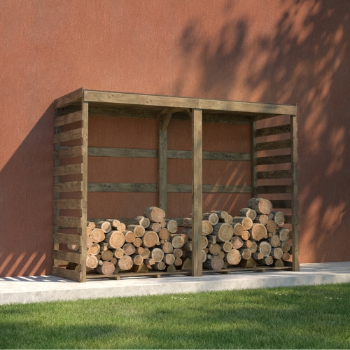 COLOMBUS XL - log shelter 238.5 x 81 x 174 cm