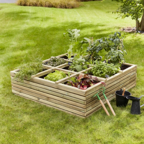 HORIZON - 9 Container Wooden Raised Bed
