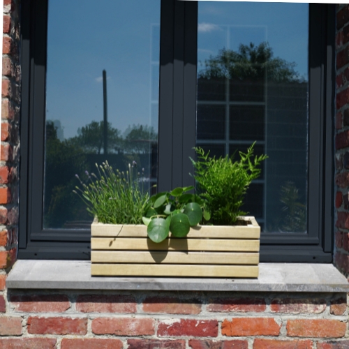 HORIZON - Wooden Window Box Planter
