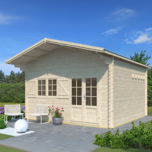 JASMIN - Wooden Shed - 21.8m²