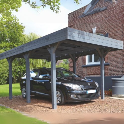 LOUISON - Wooden Carport 3.4 x 2.53 m