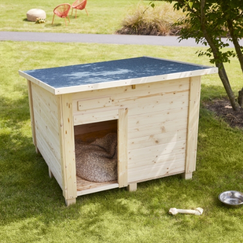 MILOU - Outdoor Wooden Dog Kennel 3 x 2.5